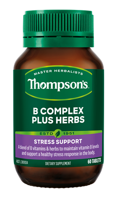 Thompson's B Complex Plus Herbs 60 Tablets