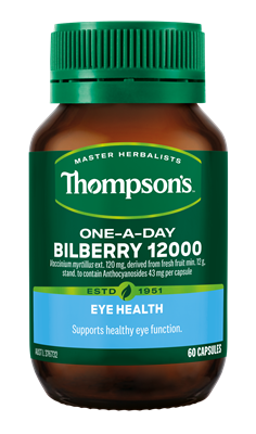 Thompson's One-a-day Bilberry 12000mg 60 Capsules