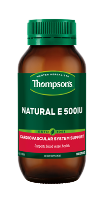 Thompson's Natural E 500iu 100 Capsules