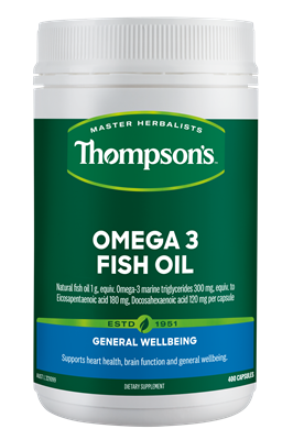 Thompson's Omega 3 Fish Oil 400 Capsules