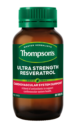 Thompsons Ultra Strength Resveratrol 60 Tablets