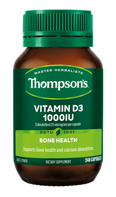 Thompson's Vitamin D3 1000IU 240 Capsules