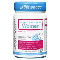 Life Space Urogen Probiotic For Women 60 Capsules 女性益生菌